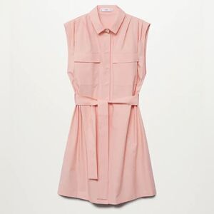 Mango Belt shirt dress
